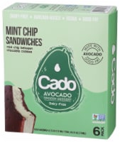 Cado® Mint Chip Ice Cream Sandwiches Perspective: Main