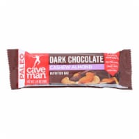 Caveman Dark Chocolate Cashew Almond Nutrition Bar  - Case of 12 - 1.4 OZ