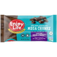 Enjoy Life™ Vegan and Dairy Free Semi-Sweet Mega Chocolate Chips Perspective: Main