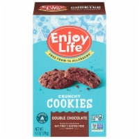 Enjoy Life® Gluten-Free Handcrafted Double Chocolate Crunchy Cookies Perspective: Main
