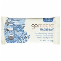 GoMacro® Oatmeal Chocolate Chip Nutrition Bars Perspective: Main