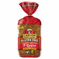 Canyon Bakehouse 7-Grain Sandwich Bread, Gluten Free Bread, 100% Whole Grain, Frozen, 18 oz Loaf Perspective: Main