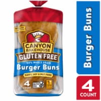 Canyon Bakehouse Burger Buns Gluten Free 100% Whole Grain Hamburger Buns Fresh