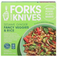 Forks Over Knives® Sesame Ginger Fancy Veggies & Rice Frozen Meal Perspective: Main