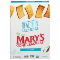 Mary's Gone Crackers™ Real Thin Crackers Organic Sea Salt Gluten Free Crackers Perspective: Main