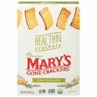Mary's Gone Crackers™ Gluten Free Organic Garlic Rosemary Real Thin Crackers