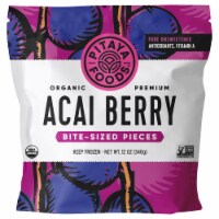 Pitaya Foods® Organic Acai Berry Unsweetened Bite Sized Frozen Pieces Perspective: Main