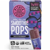 Pitaya Foods® Organic Acai Berry & Blueberry Smoothie Pops Perspective: Main