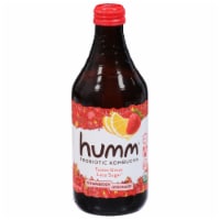 Humm Strawberry Lemonade Probiotic Kombucha Perspective: Main