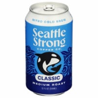 Seattle Strong® Classic Nitro Bright Brew Coffee Can Perspective: Main
