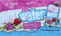 Rethink Kids Organic Berry Water Drink Boxes 8 Count