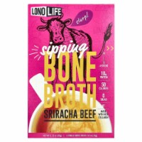Lonolife Sipping Bone Broth Sriracha Beef 4 Single Serve Sticks - 0.53 oz (15 g) Each Perspective: Main