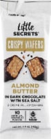 Little Secrets Almond Butter in Dark Chocolate with Sea Salt Crispy Wafers Perspective: Main