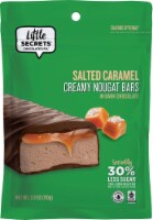 Little Secrets® Salted Caramel Dark Chocolate Nougat Bars Perspective: Main