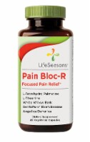 Life Seasons® Pain Bloc-R Focused Pain Relief Dietary Supplement Vegetarian Capsules Perspective: Main