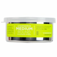 U-Konserve Round Medium Stainless Steel Container - Clear