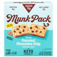 Munk Pack Coconut Cocoa Chip Keto Nutrition Bars Perspective: Main