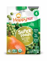 HappyTot® Super Foods Organic Pears Green Beans & Peas Baby Food Pouches