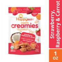 Happy Baby Strawberry Raspberry Carrot Creamies Snacks