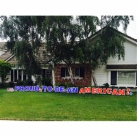 Yard Card Proud to be an American Greeting Card