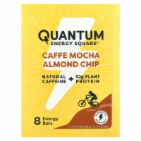Quantum Energy Square Caffe Mocha Almond Chip 8 Squares - 1.69 oz (48 g) Each