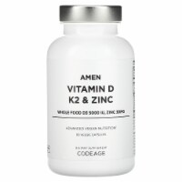 Codeage Amen Vitamin D, K2 & Zinc Dietary Supplement