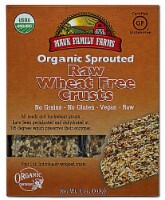 Mauk Family Farms  Organic Sprouted Raw Crusts   Wheat Free
