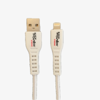 KickPOWER Lightning Charge Cable - White