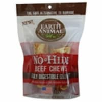 Earth Animal 853965006033 4 in. No Hide Beef Chews Dog Treats - Pack of 2