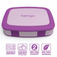 Bentgo® Kids Childrens Leakproof Lunch Box - Purple Perspective: Main