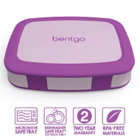 Bentgo® Kids Childrens Leakproof Lunch Box - Purple Perspective: Main