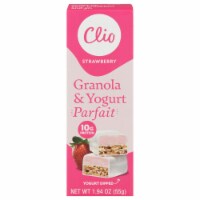 Clio Strawberry Granola & Yogurt Parfait Bar