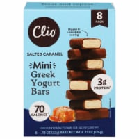 Clio® Salted Caramel Greek Yogurt Mini Bars Perspective: Main