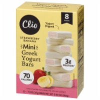 Clio® Strawberry Banana Mini Greek Yogurt Bars Perspective: Main