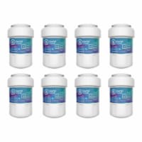 GE MWF 8PK Refrigerator Water Filter Compatible by BlueFall
