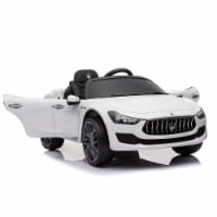 Best Ride On Cars 12V Maserati Ghibli Model Car - White