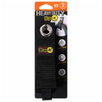 Wrap-It® Storage Heavy-Duty Black Storage Straps Perspective: Main