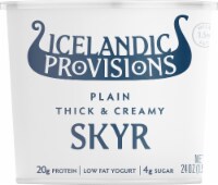 Icelandic Provisions Plain Thick & Creamy Skyr Low Fat Yogurt