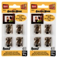 2 Pack HangZ Gallery 20lb Picture Hooks