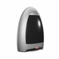 EyeVac Home 1,000-Watt Automatic Touchless Stationary Bagless Vacuum, Silver