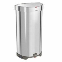 EyeVac Plus 2 in 1 Stainless Steel Touchless Vacuum Cleaner Trash Bin, Silver