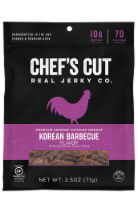 Chef's Cut Real Korean Barbecue Smoked Chicken Jerky Perspective: Main