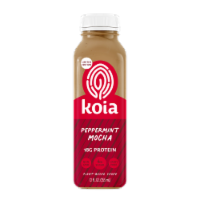 Koia Peppermint Mocha Plant Based Protein Drink Perspective: Main