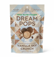 Dream Pops® Plant-Based Vanilla Sky Crunch Candy Bites Perspective: Main