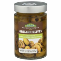 Fine Food Dittmann Garlic Lemon & Herbs Marinated Grilled Green Olives Perspective: Main