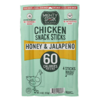 Mighty Spark® Honey & Jalapeno Chicken Snack Sticks Perspective: Main