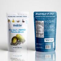 Sea Salt + Pepper / Pistachio Kernels / 12-Pack Case