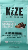 Kize Almond Butter Chocolate Sea Salt Bar Perspective: Main