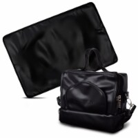 ChangePal Portable Diaper Changing Bag (Vegan Leather) | Wipes Pouch version