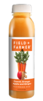 Field & Farmer Carrot Orange Apple and Ginger Cold Pressed Juice Perspective: Main